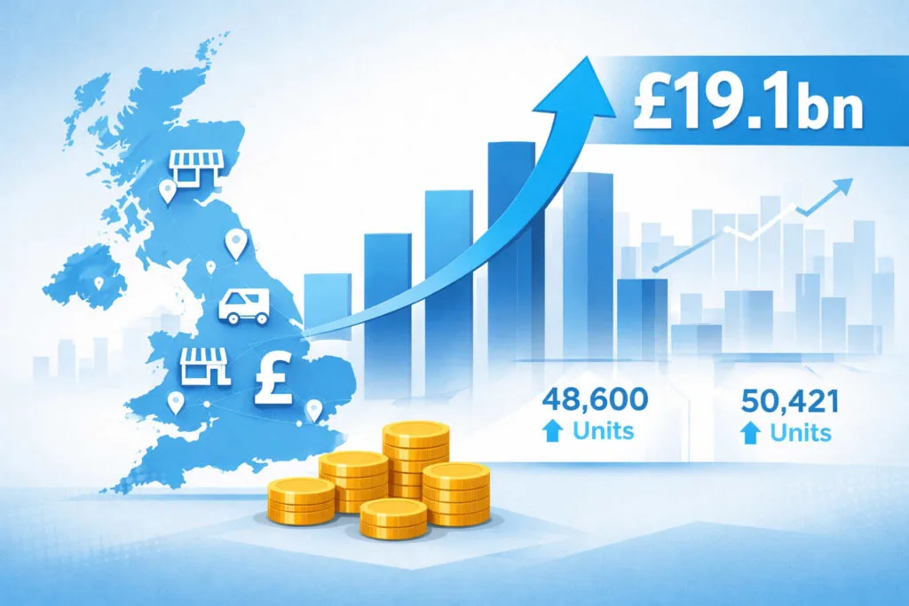 Figures of franchise growth over the past two decades